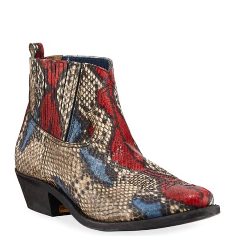 GOLDEN GOOSE snake boots Size 38.5 8  USA Boots